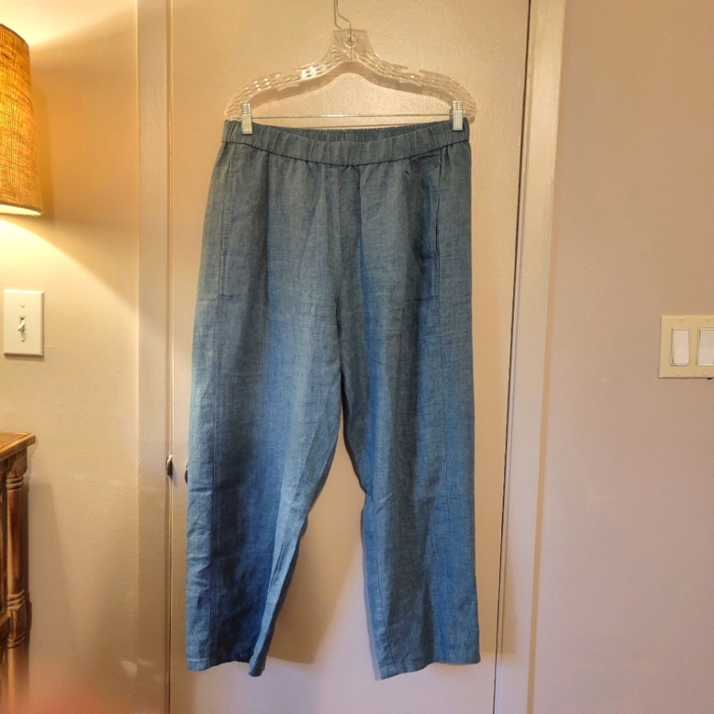 Eileen Fisher Cropped Lantern Pant Size Medium